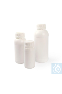 3Articoli simili a: Round bottle 250 ml, HDPE, self sealing cap, Ø 60 x H 140, mouth 41 mm Round...